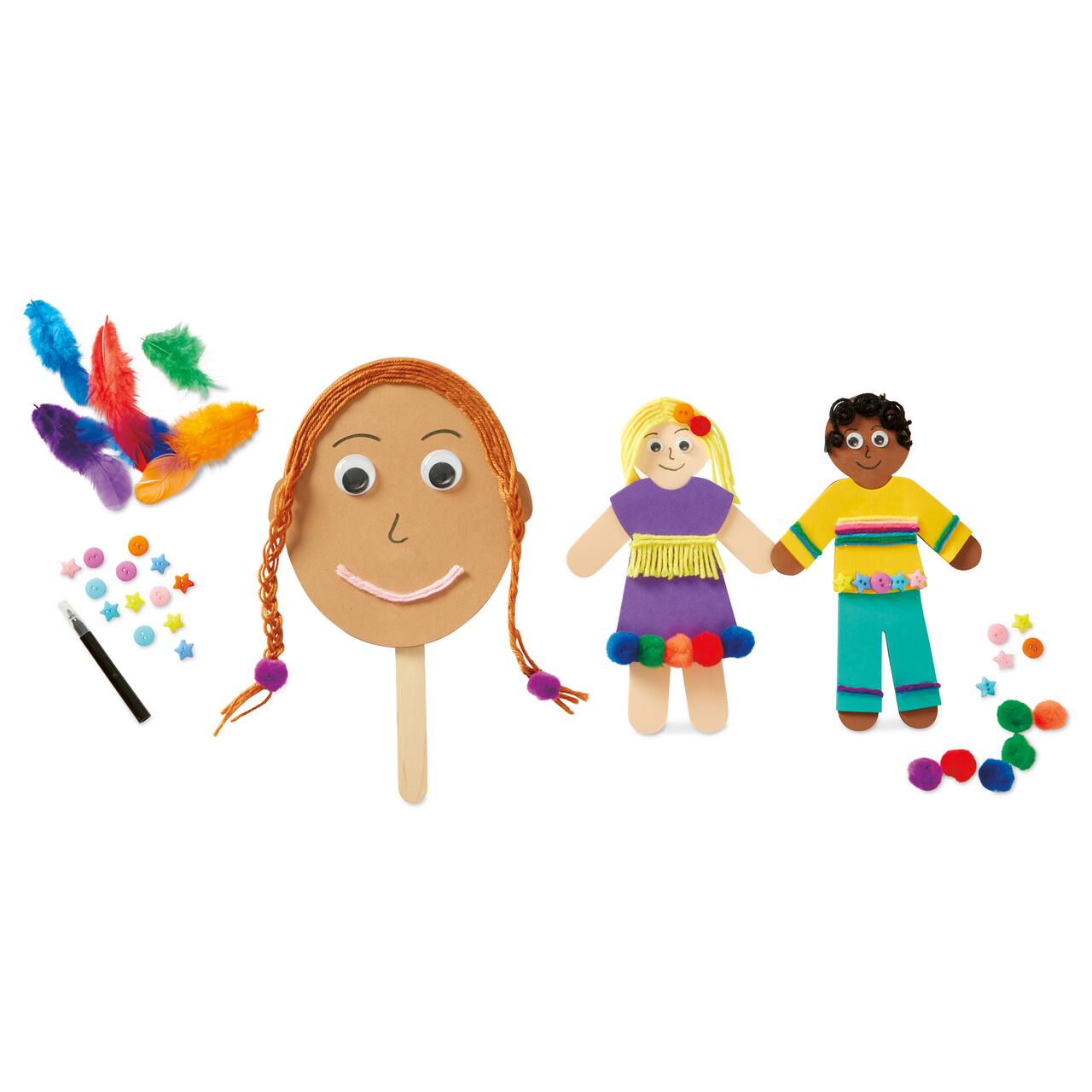 Diversity Foam People Craft Kit by Creatology™